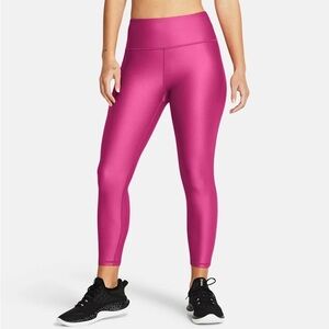 Under Armour Hot Pink High-Rise Performance Leggings L